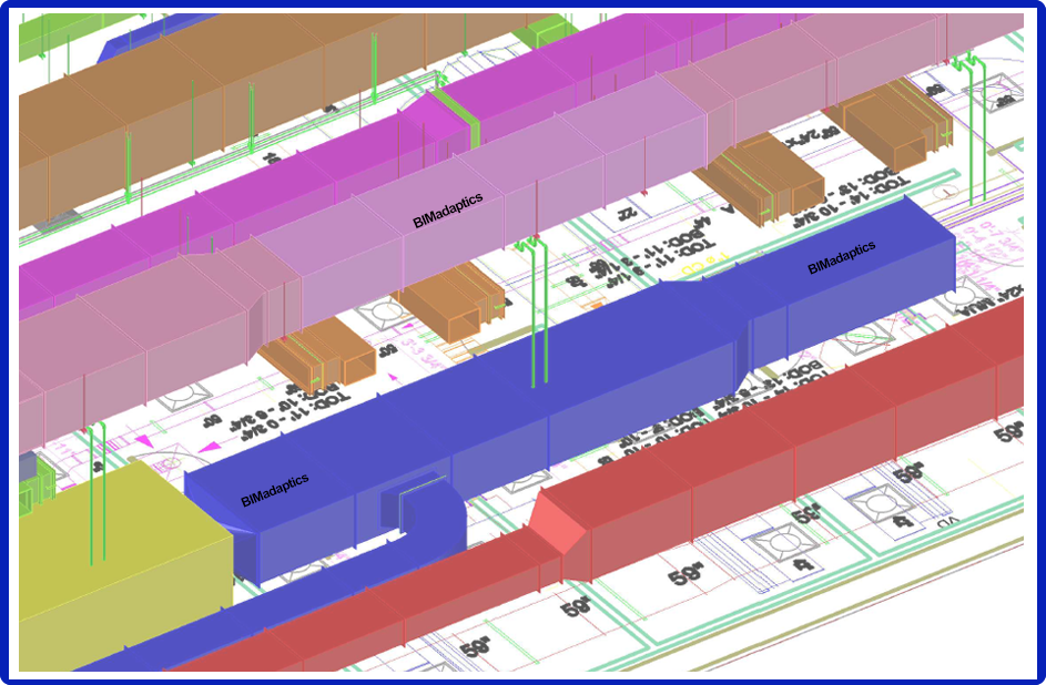 Duct Shop drawing-BIM Services project